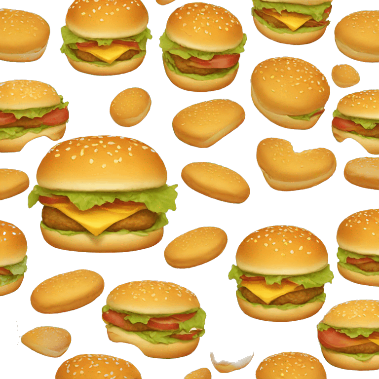 Emoji iPhone Chiken burger emoji