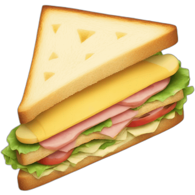 Sandwich triangle emoji