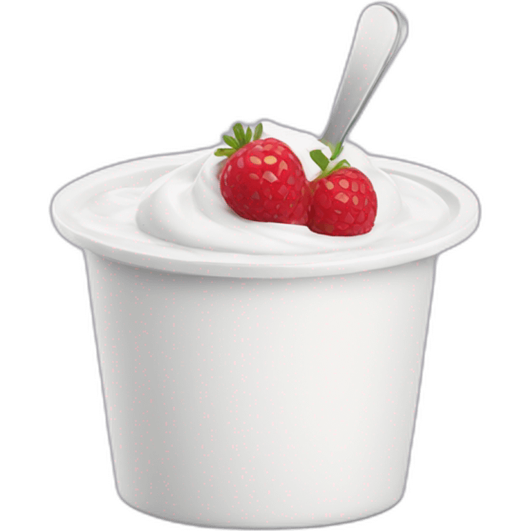 yoghurt emoji