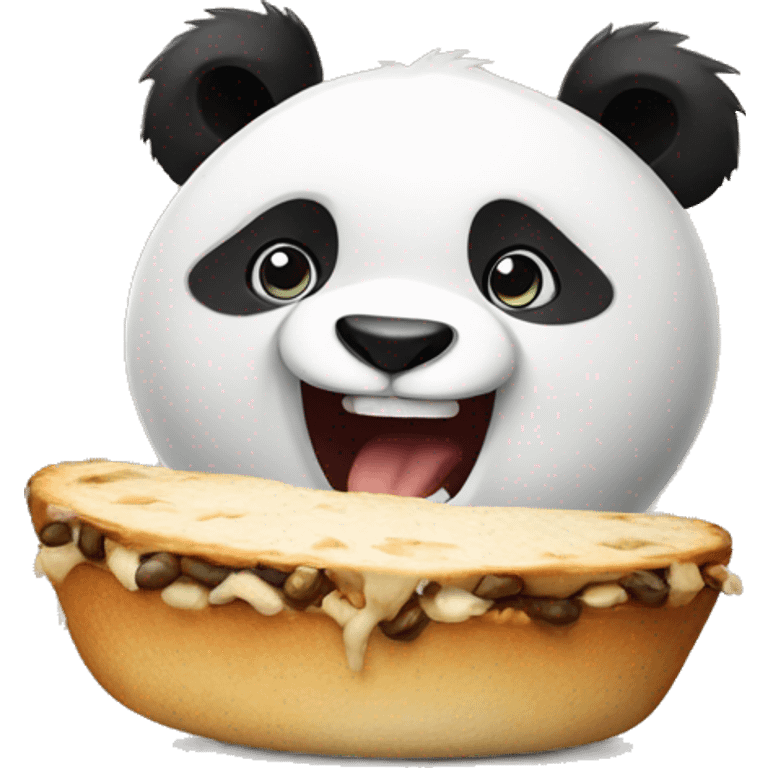 Hungry panda emoji