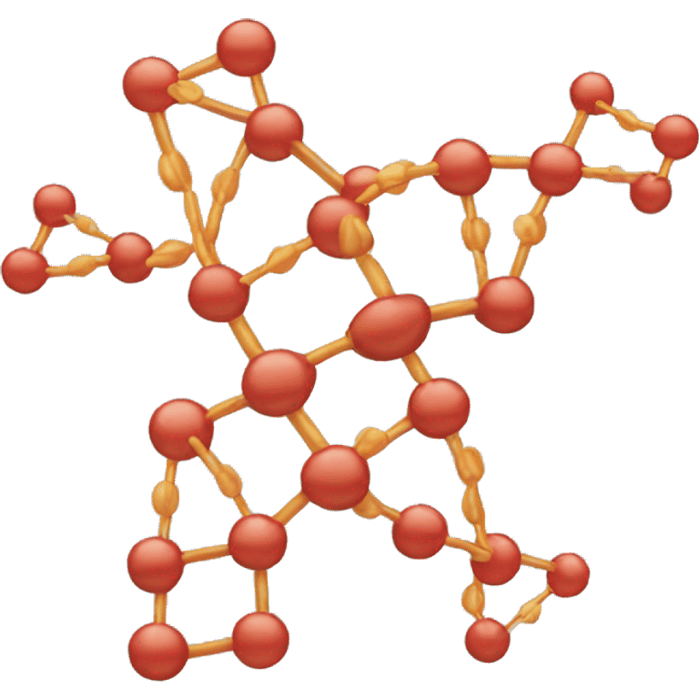 Cute DNA molecule emoji