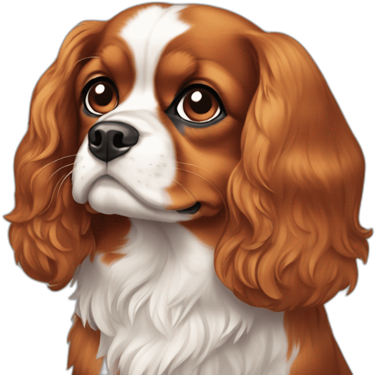 Chien cavalier king charles emoji