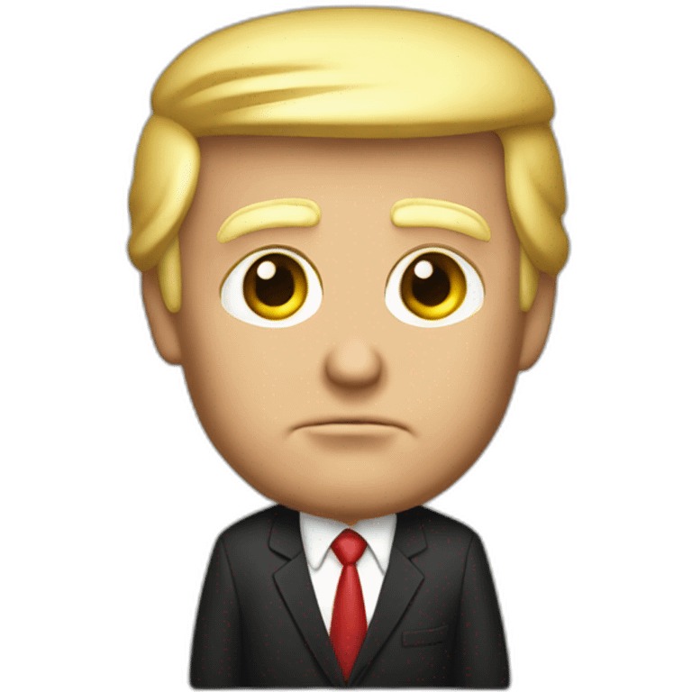 Trump on the justice us court emoji