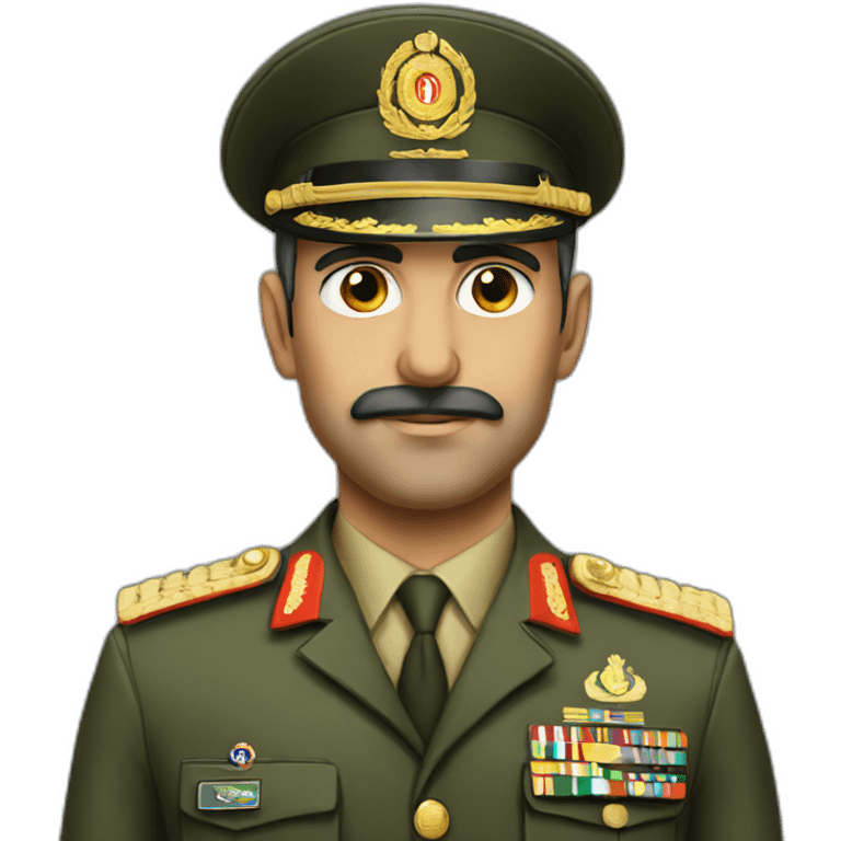 iranian military officer face emoji