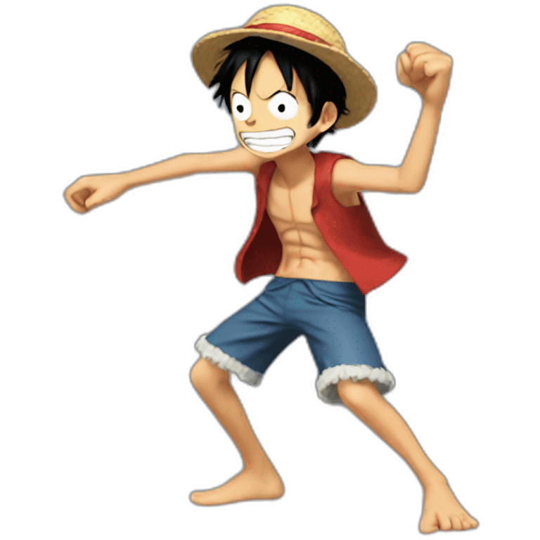 luffy dancing emoji