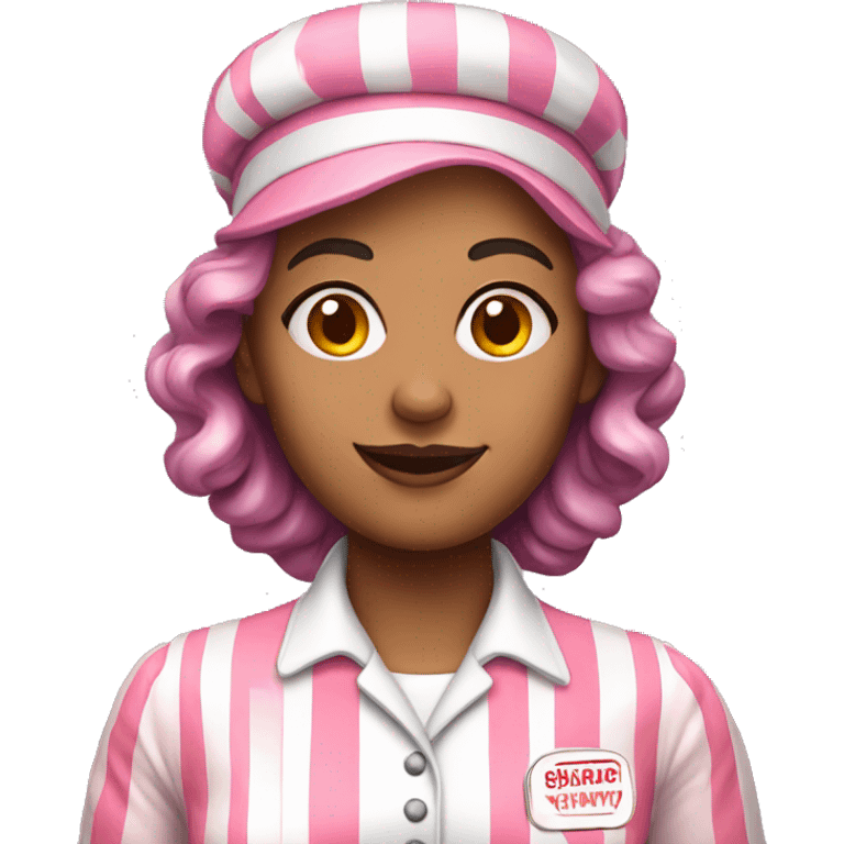 Female candy striper  emoji