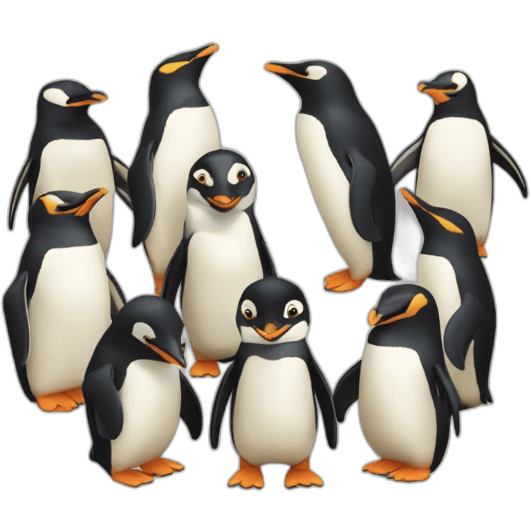 madagascar penguins emoji