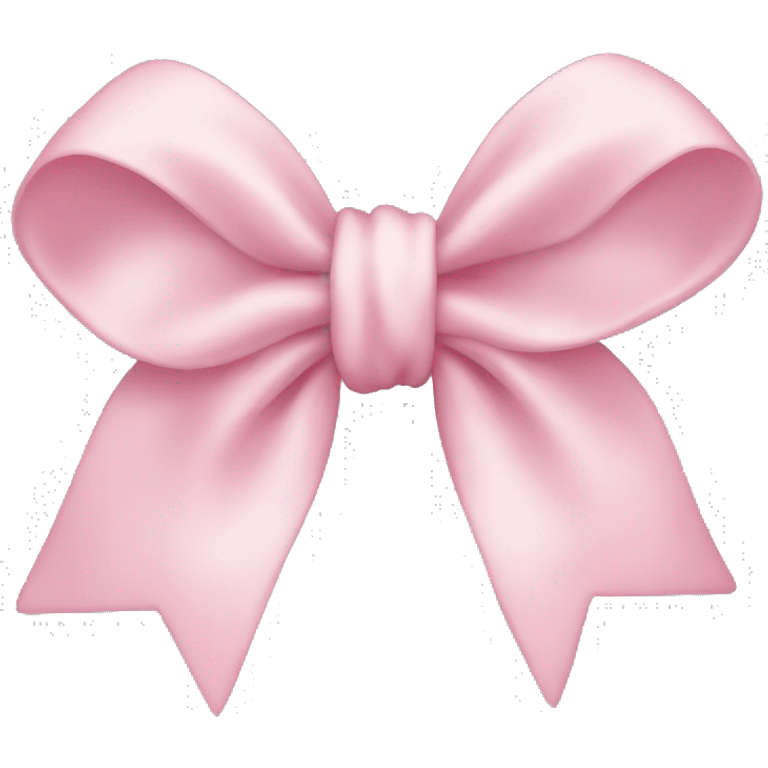 Light pink bow emoji