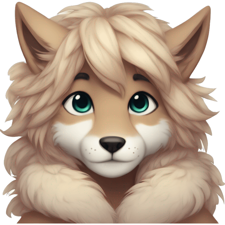 Shy anthro furry by Falvie, LiLaiRa, griffsnuff, AngieWolf emoji