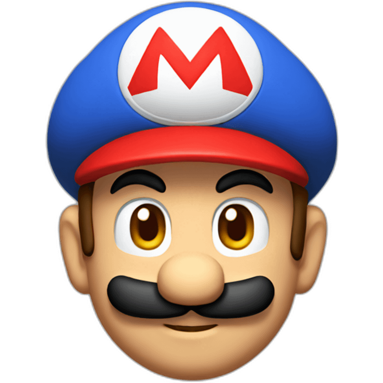 Mario with hat emoji