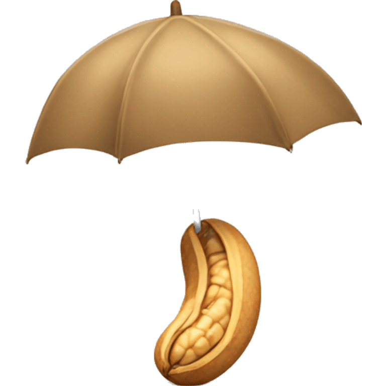 Peanut avec un parapluie emoji