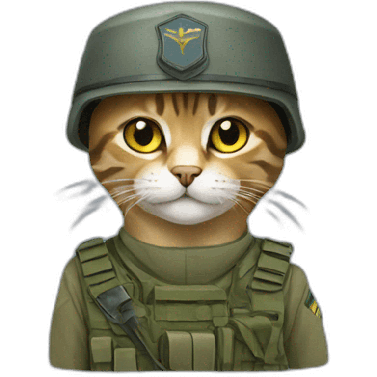 ukraine military cat emoji