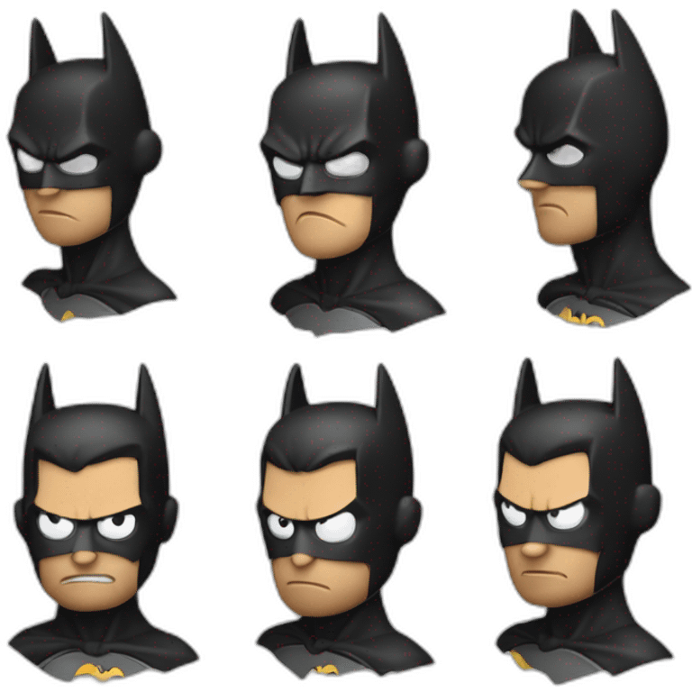 batman shrugging shoulders in confusion emoji