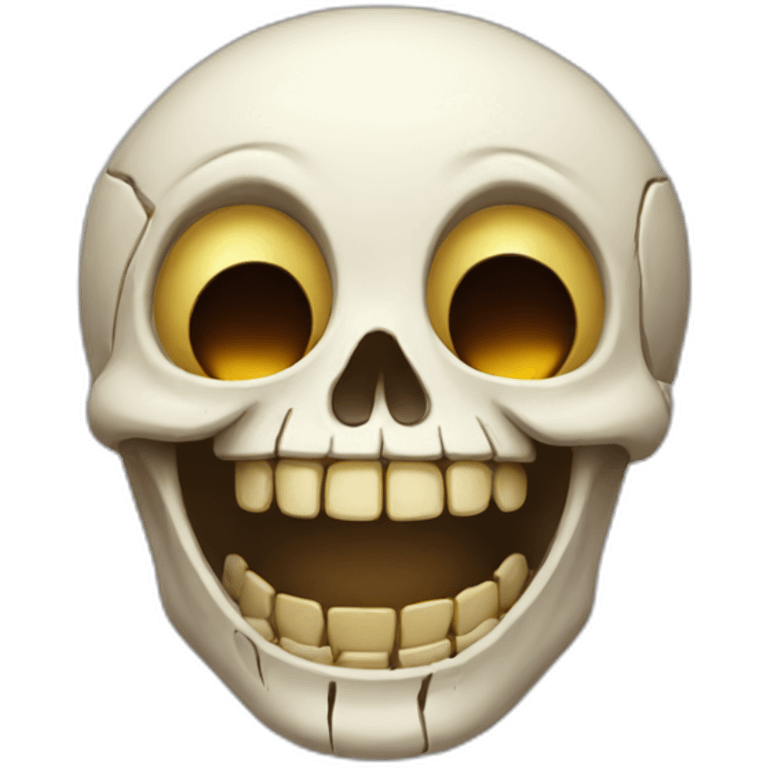 skelleton laughing emoji