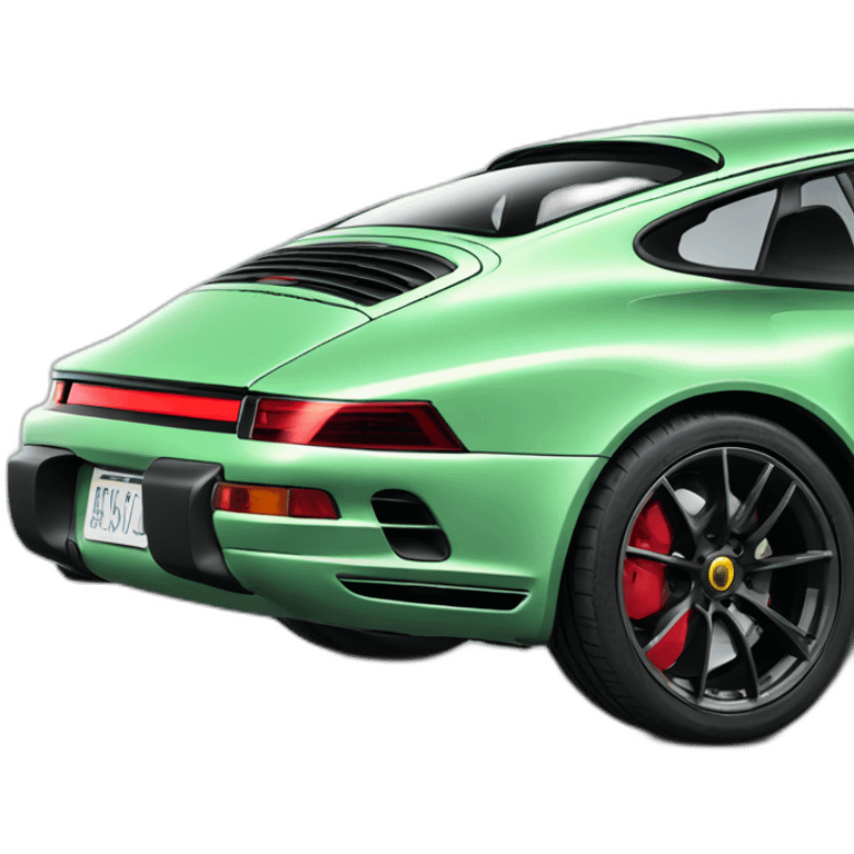 Porsche 992 rear emoji