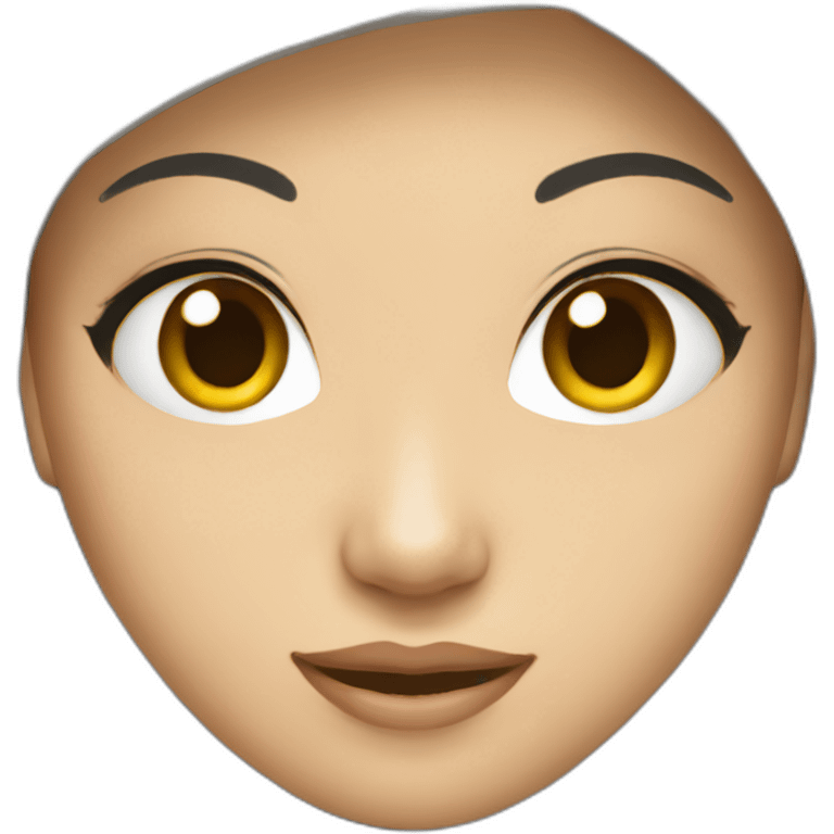 Wasian girl emoji