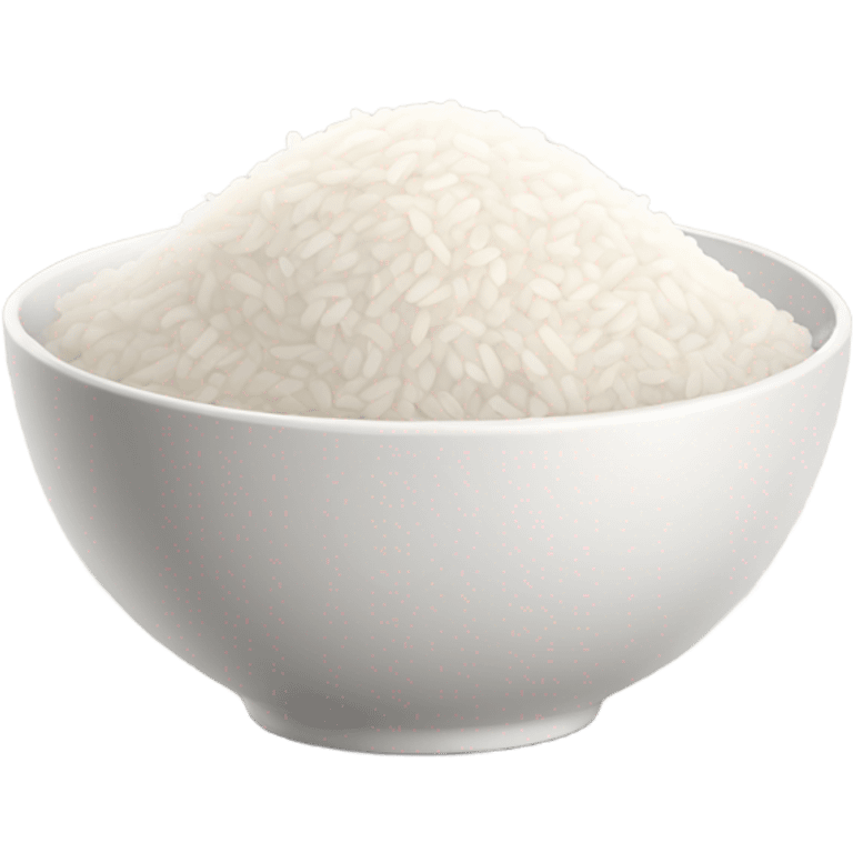 rice in white bowl emoji