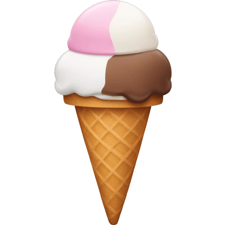 neapolitan ice cream emoji