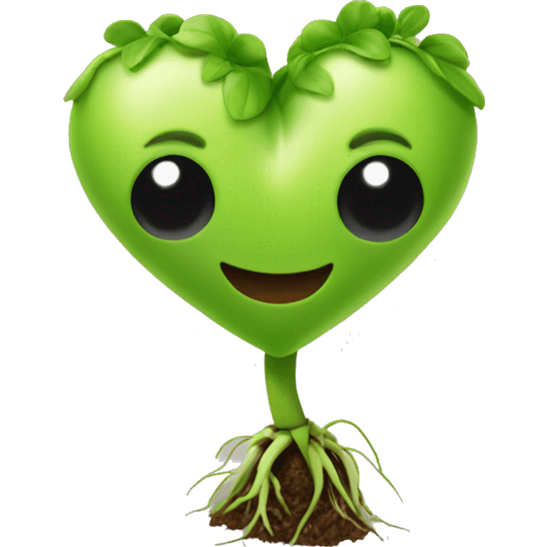 heart shape sprout emoji