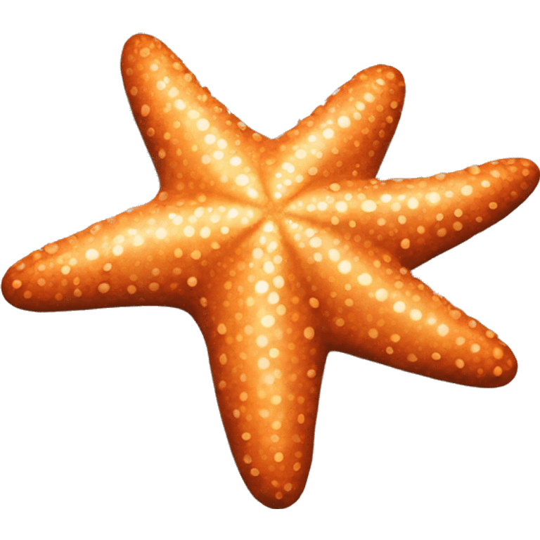 Detailed starfish emoji