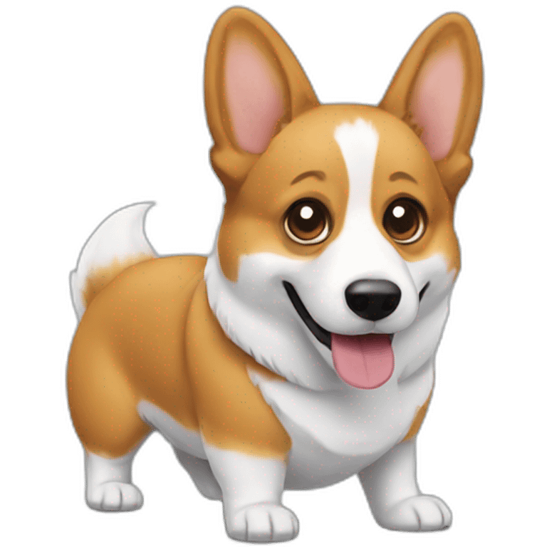 Corgi-hacker emoji