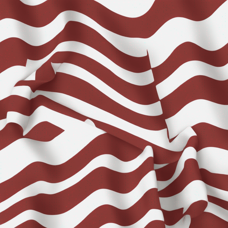 make a flag with marron red and white  emoji