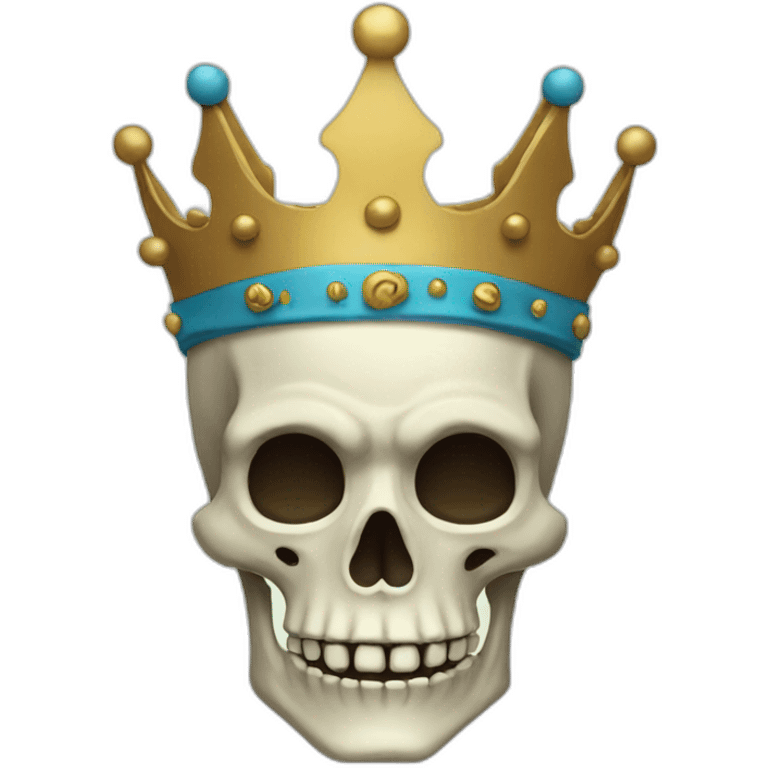 King skeleton emoji