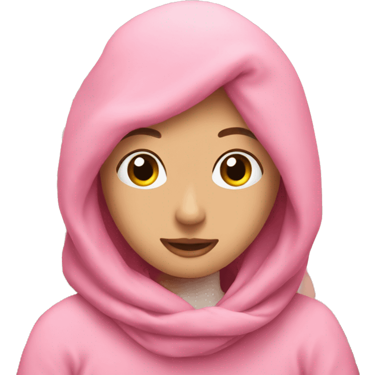 cozy pink emoji