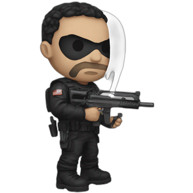 Punisher super realistic emoji