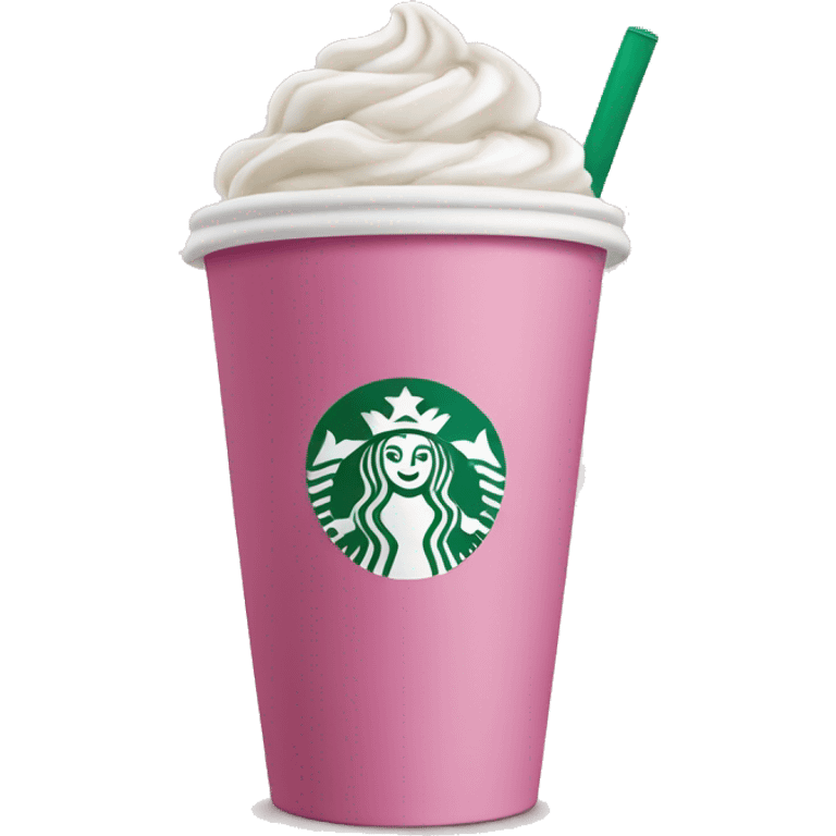 Starbucks coffee pink  emoji