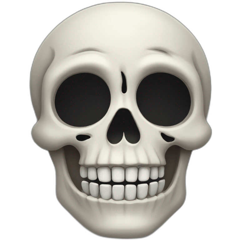 spooky scary skeleton  emoji