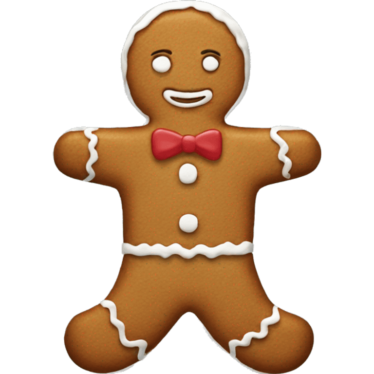 a gingerbread  emoji