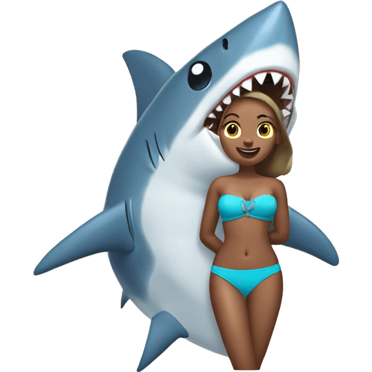 shark in a bikni emoji