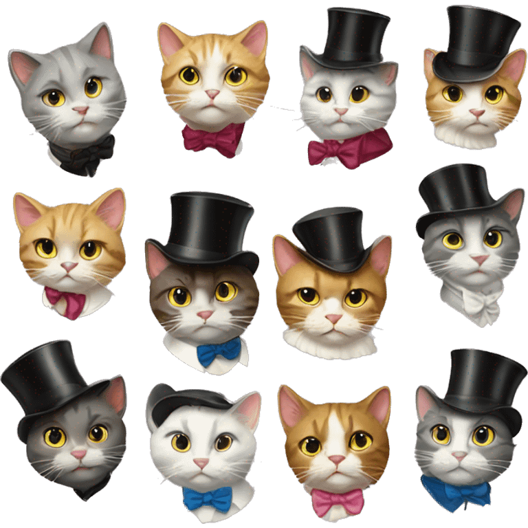  the aristocracy cats emoji