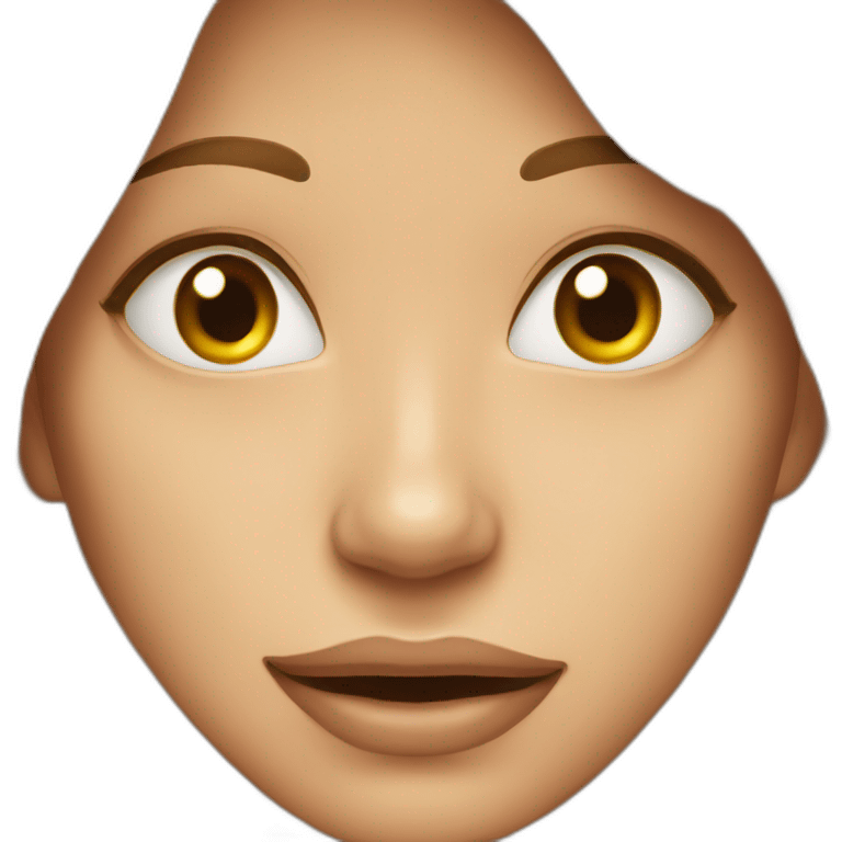 woman with gaps between her teeth emoji