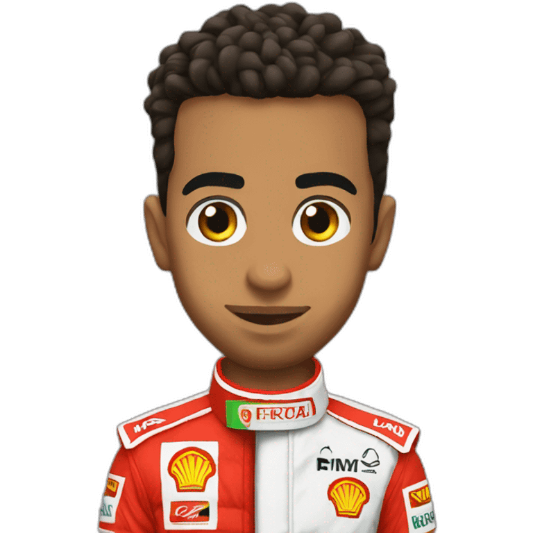 Lewis hamilton in ferrari emoji