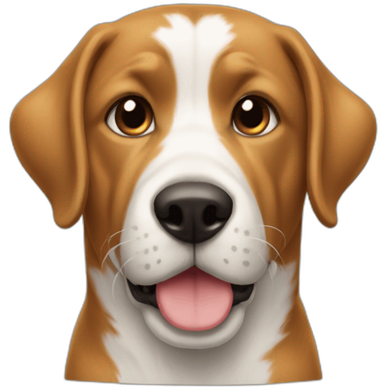 Chat avec un chien emoji