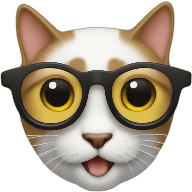 Chat qui fait d ela trompete emoji