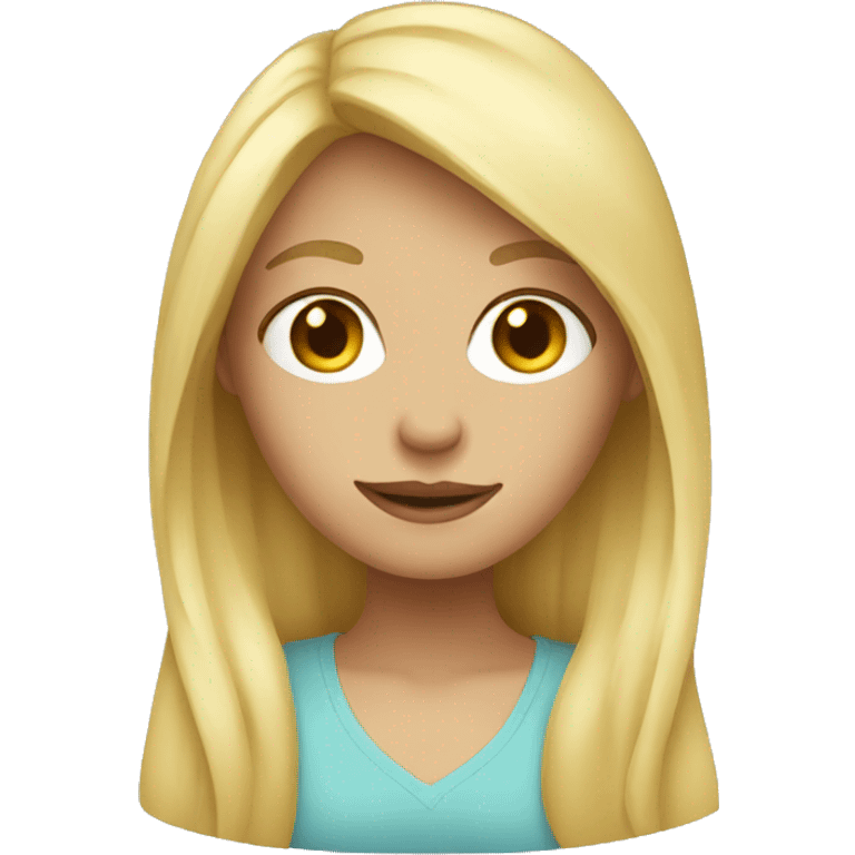 Blonde girl emoji