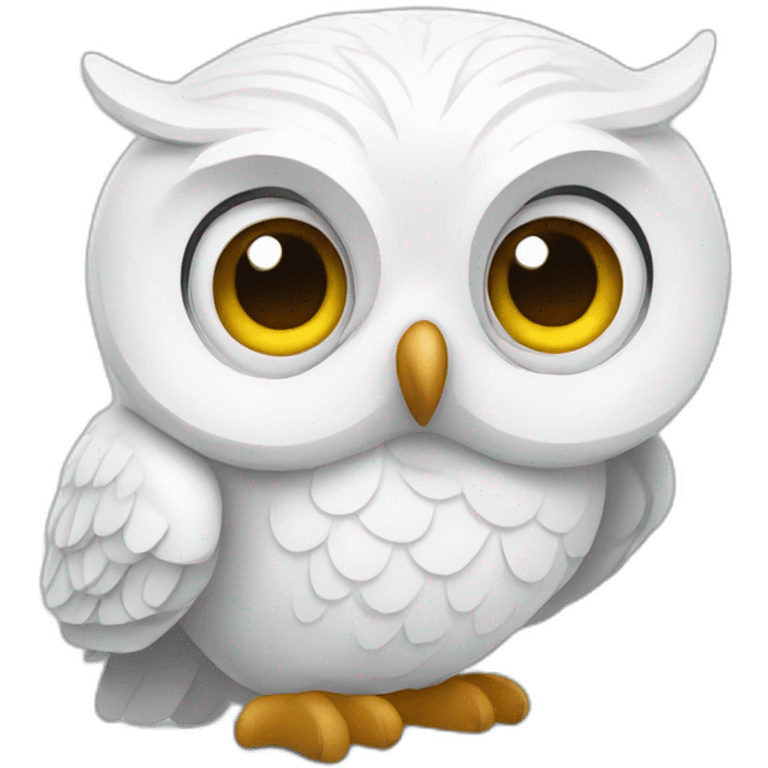 white owl emoji