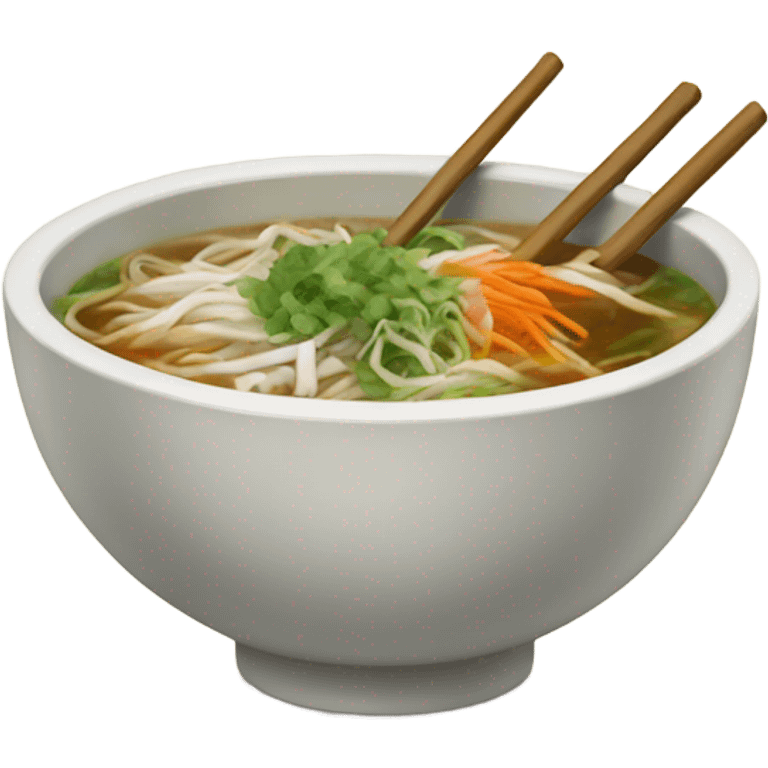 Pho bowl emoji