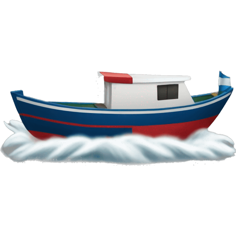 A Singaporean boat emoji