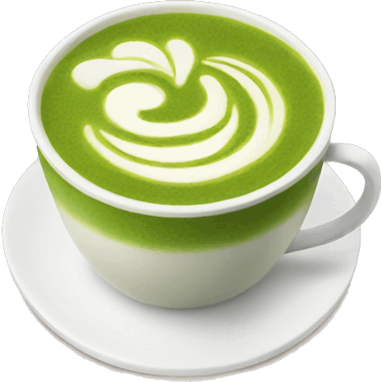 Matcha latte  emoji