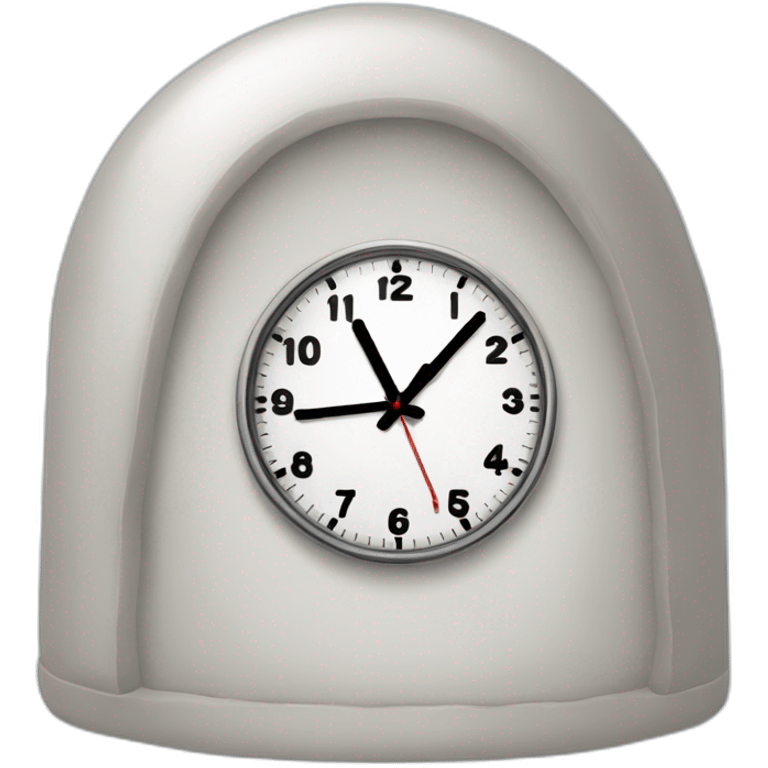 timer clock igloo shape emoji