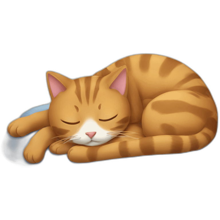 Cat sleep emoji