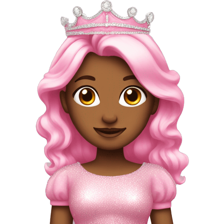 Pink Sparkly Princess emoji