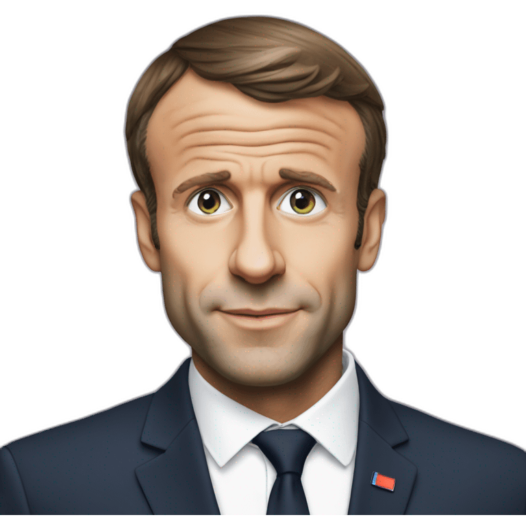 Emmanuel Macron fait du shatta emoji