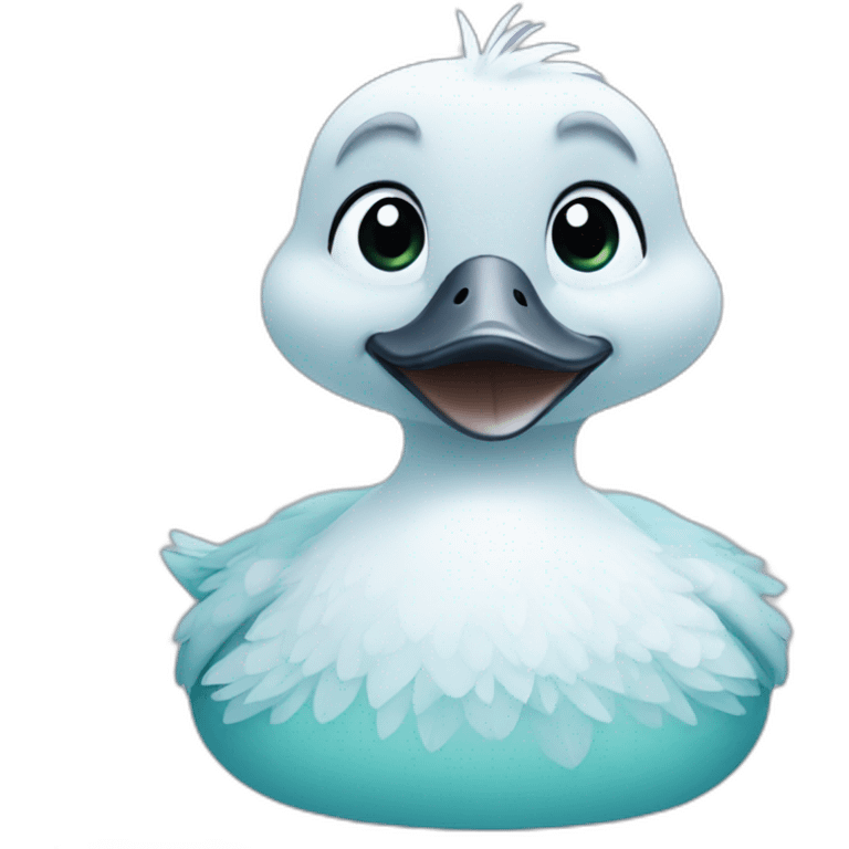 Frozen duck emoji