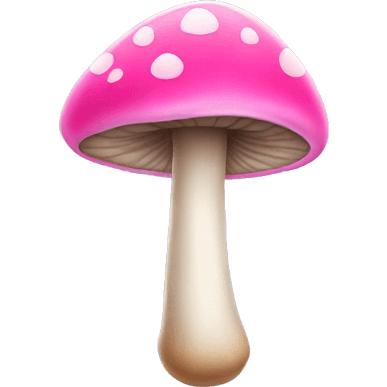 Pink mushroom  emoji