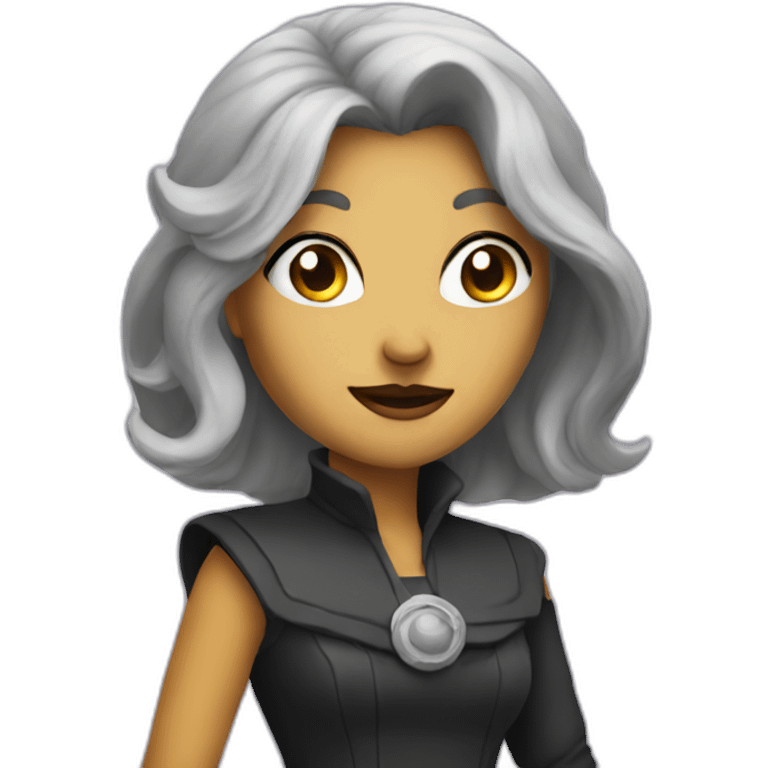 Moon as a female villain emoji